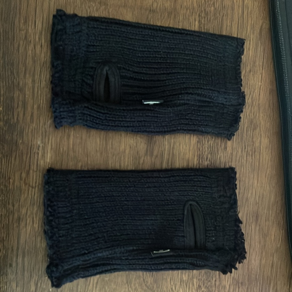 Psylo Ribbed Vmix Edgy Fingerless Gloves - Unisex View 5
